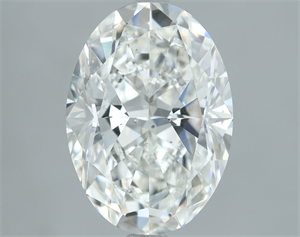Picture of Natural Diamond 3.51 Carats, Oval with  Cut, J Color, SI1 Clarity and Certified by GIA