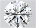 Lab Grown Diamond 4.02 Carats, Round with Ideal Cut, E Color, VVS1 Clarity and Certified by IGI