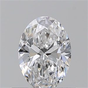 Picture of Natural Diamond 0.61 Carats, Oval with  Cut, E Color, VVS2 Clarity and Certified by GIA
