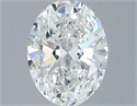 Diamante Natural 0.50 quilates, Ovalado , Color F, claridad IF y certificado GIA