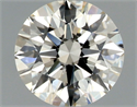 Diamante Natural 0.90 quilates, Redondo , Color J, claridad VVS1 y certificado GIA