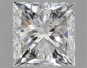 Picture of Natural Diamond 1.09 Carats, Princess with  Cut, G Color, SI2 Clarity and Certified by IGI