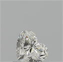 Natural Diamond 0.51 Carats, Heart with  Cut, I Color, VS2 Clarity and Certified by GIA