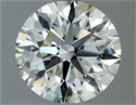 Diamante Natural 1.21 quilates, Redondo , Color K, claridad VVS2 y certificado IGI