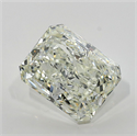 Natural Diamond 3.57 Carats, Radiant with  Cut, M Color, VS1 Clarity and Certified by GIA
