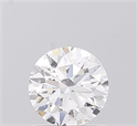 Lab Grown Diamond 1.00 Carats, Round with Ideal Cut, D Color, VS2 Clarity and Certified by IGI