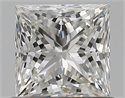 Diamante Natural 0.71 quilates, Princesa , Color H, claridad VVS2 y certificado GIA