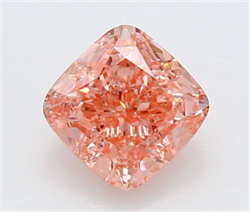 Picture of Lab Grown Diamond 2.02 Carats, CUSHION MODIFIED with  Cut, Fancy Vivid Pink Color, VVS2 Clarity and Certified by IGI