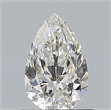 Diamante Natural 0.70 quilates, De pera , Color H, claridad VS2 y certificado GIA