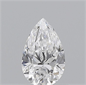 Diamante Natural 0.51 quilates, De pera , Color D, claridad VS1 y certificado GIA