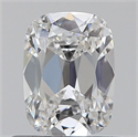 Diamante Natural 0.60 quilates, Del cojín , Color E, claridad VS2 y certificado GIA