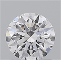 Natural Diamond 1.01 Carats, Round with Excellent Cut, D Color, VVS2 Clarity and Certified by GIA