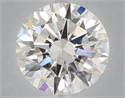 Lab Grown Diamond 6.03 Carats, Round with Excellent Cut, E Color, VVS1 Clarity and Certified by IGI