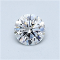 Diamante Natural 1.00 quilates, Redondo , Color D, claridad SI1 y certificado GIA