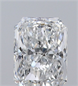 Natural Diamond 0.31 Carats, Radiant with  Cut, F Color, VVS1 Clarity and Certified by GIA