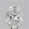 Natural Diamond 1.20 Carats, Oval with  Cut, G Color, SI2 Clarity and Certified by GIA