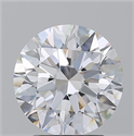 Natural Diamond 2.70 Carats, Round with Excellent Cut, D Color, VVS1 Clarity and Certified by GIA