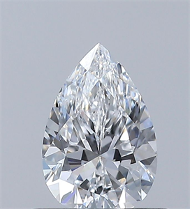 Foto Diamante Natural 0.50 quilates, De pera , Color D, claridad VVS2 y certificado GIA de