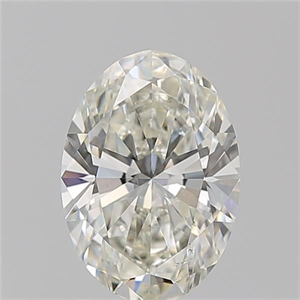 Picture of Natural Diamond 1.50 Carats, Oval with  Cut, J Color, SI1 Clarity and Certified by GIA