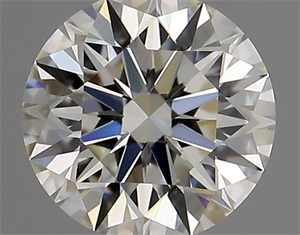 Picture of Natural Diamond 0.41 Carats, Round with Excellent Cut, I Color, VVS1 Clarity and Certified by GIA
