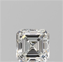 Diamante Natural 0.50 quilates, Asscher , Color G, claridad VS2 y certificado GIA