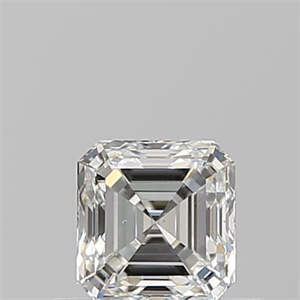 Foto Diamante Natural 0.50 quilates, Asscher , Color G, claridad VS2 y certificado GIA de