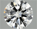 Lab Grown Diamond 3.01 Carats, Round with Ideal Cut, F Color, VVS2 Clarity and Certified by IGI