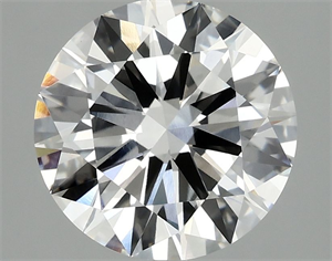 Picture of Lab Grown Diamond 3.01 Carats, Round with Ideal Cut, F Color, VVS2 Clarity and Certified by IGI