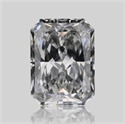 Natural Diamond 0.72 Carats, Radiant with  Cut, E Color, VVS2 Clarity and Certified by GIA