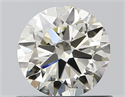 Natural Diamond 0.70 Carats, Round with Very Good Cut, J Color, VS1 Clarity and Certified by IGI