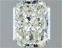 Natural Diamond 1.00 Carats, Radiant with  Cut, I Color, VVS1 Clarity and Certified by IGI