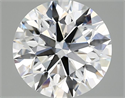 Lab Grown Diamond 3.01 Carats, Round with Excellent Cut, E Color, VVS2 Clarity and Certified by IGI