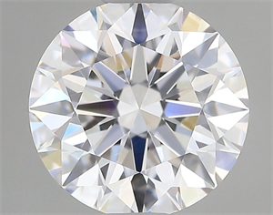 Picture of Natural Diamond 1.04 Carats, Round with Excellent Cut, D Color, VVS2 Clarity and Certified by GIA