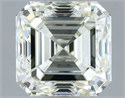 Natural Diamond 1.50 Carats, Asscher with  Cut, J Color, VS1 Clarity and Certified by IGI