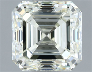 Picture of Natural Diamond 1.50 Carats, Asscher with  Cut, J Color, VS1 Clarity and Certified by IGI