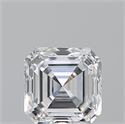 Natural Diamond 0.60 Carats, Asscher with  Cut, E Color, VS1 Clarity and Certified by GIA