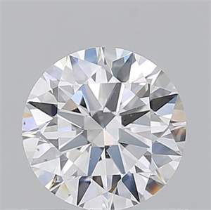 Picture of Natural Diamond 0.70 Carats, Round with Excellent Cut, E Color, VS2 Clarity and Certified by GIA