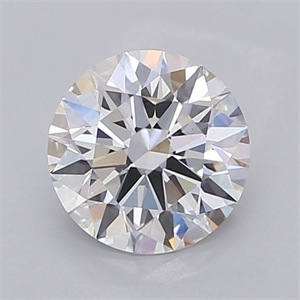 Picture of Lab Grown Diamond 1.50 Carats, Round with Ideal Cut, E Color, VS2 Clarity and Certified by IGI