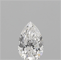 Diamante Natural 0.51 quilates, De pera , Color D, claridad IF y certificado GIA