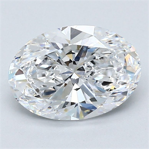 Picture of Natural Diamond 2.01 Carats, Oval with  Cut, D Color, VS1 Clarity and Certified by GIA