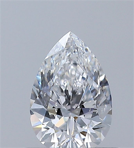Foto Diamante Natural 0.50 quilates, De pera , Color D, claridad SI1 y certificado GIA de