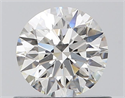 Natural Diamond 0.61 Carats, Round with Excellent Cut, I Color, VS1 Clarity and Certified by GIA