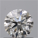 Natural Diamond 0.70 Carats, Round with Very Good Cut, E Color, VVS1 Clarity and Certified by IGI