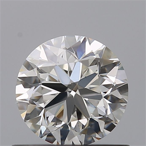 Picture of Natural Diamond 0.70 Carats, Round with Very Good Cut, E Color, VVS1 Clarity and Certified by IGI