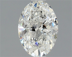 Picture of Natural Diamond 0.90 Carats, Oval with  Cut, G Color, SI2 Clarity and Certified by GIA