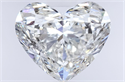 Natural Diamond 1.50 Carats, Heart with  Cut, G Color, SI2 Clarity and Certified by GIA