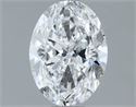 Natural Diamond 1.21 Carats, Oval with  Cut, D Color, VS2 Clarity and Certified by GIA