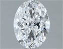 Natural Diamond 1.21 Carats, Oval with  Cut, D Color, VS2 Clarity and Certified by GIA