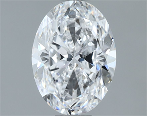 Picture of Natural Diamond 1.21 Carats, Oval with  Cut, D Color, VS2 Clarity and Certified by GIA