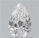 Diamante Natural 0.75 quilates, De pera , Color F, claridad VS1 y certificado GIA